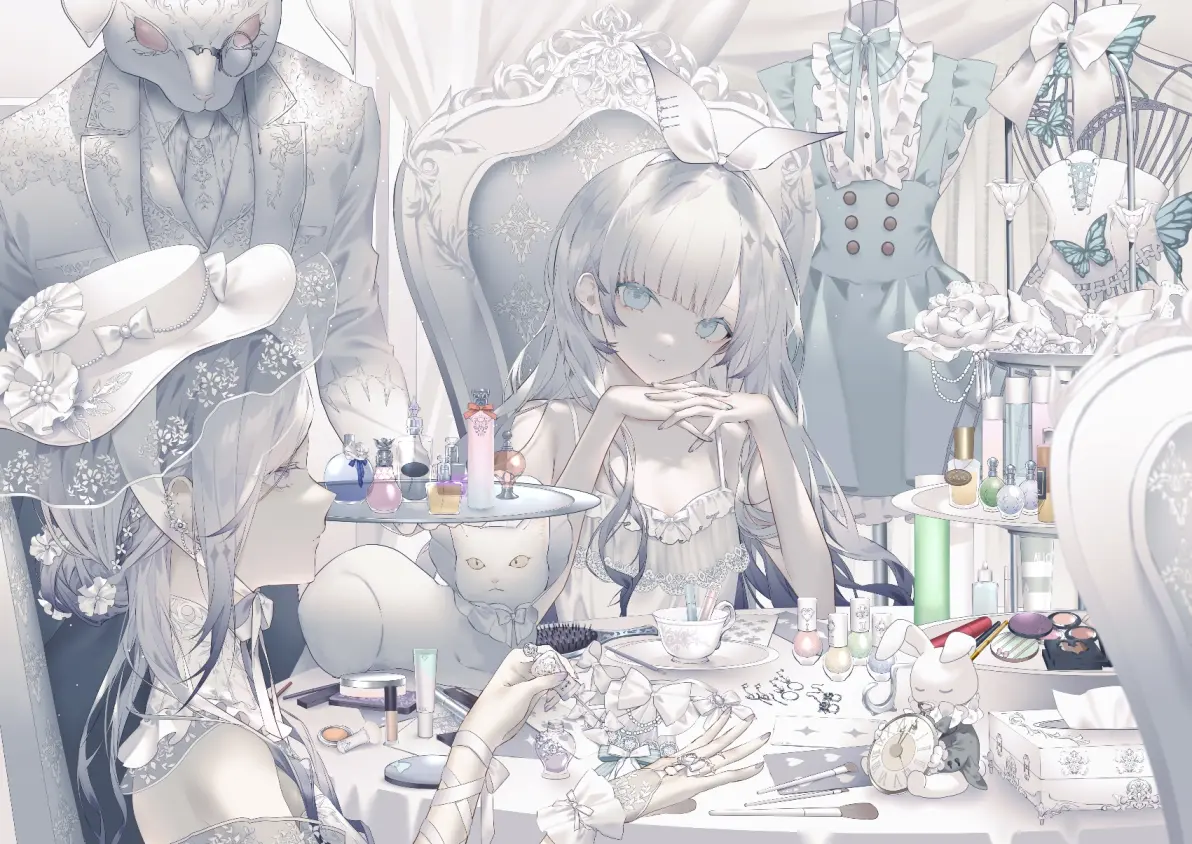 心动满溢♡ – 化妆品插画特辑-远灯归影 心动满溢♡ – 化妆品插画特辑-远灯归影