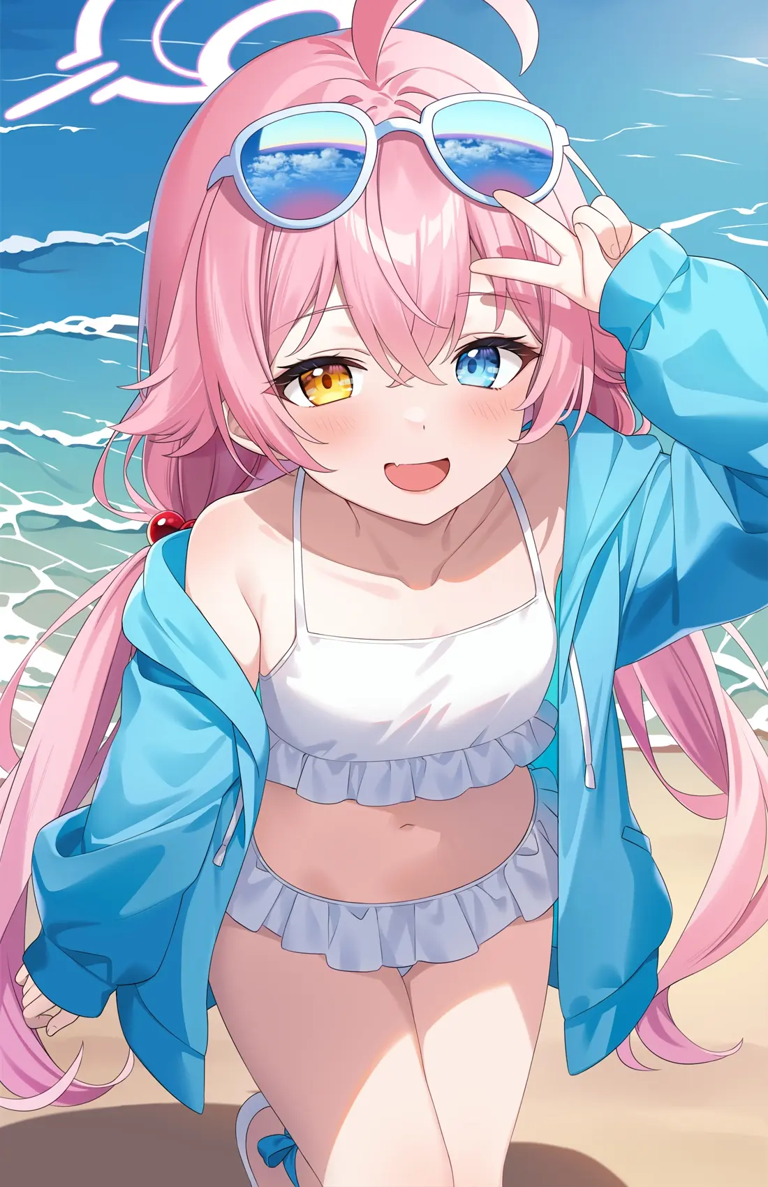 宛如花仙子♡ – 粉色长发女子插画特辑-远灯归影