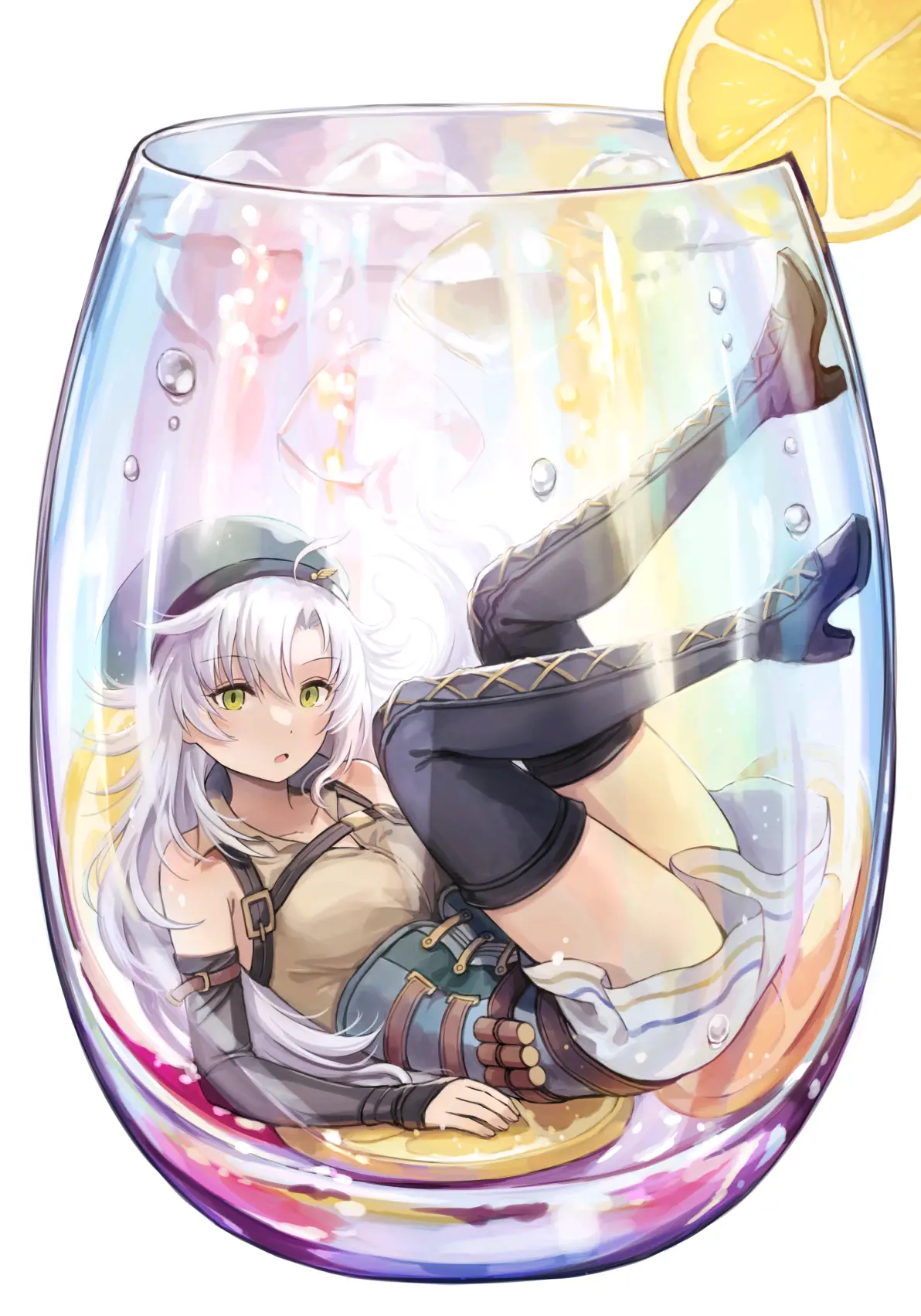 透明的面纱 – 玻璃中的世界插画特辑-远灯归影