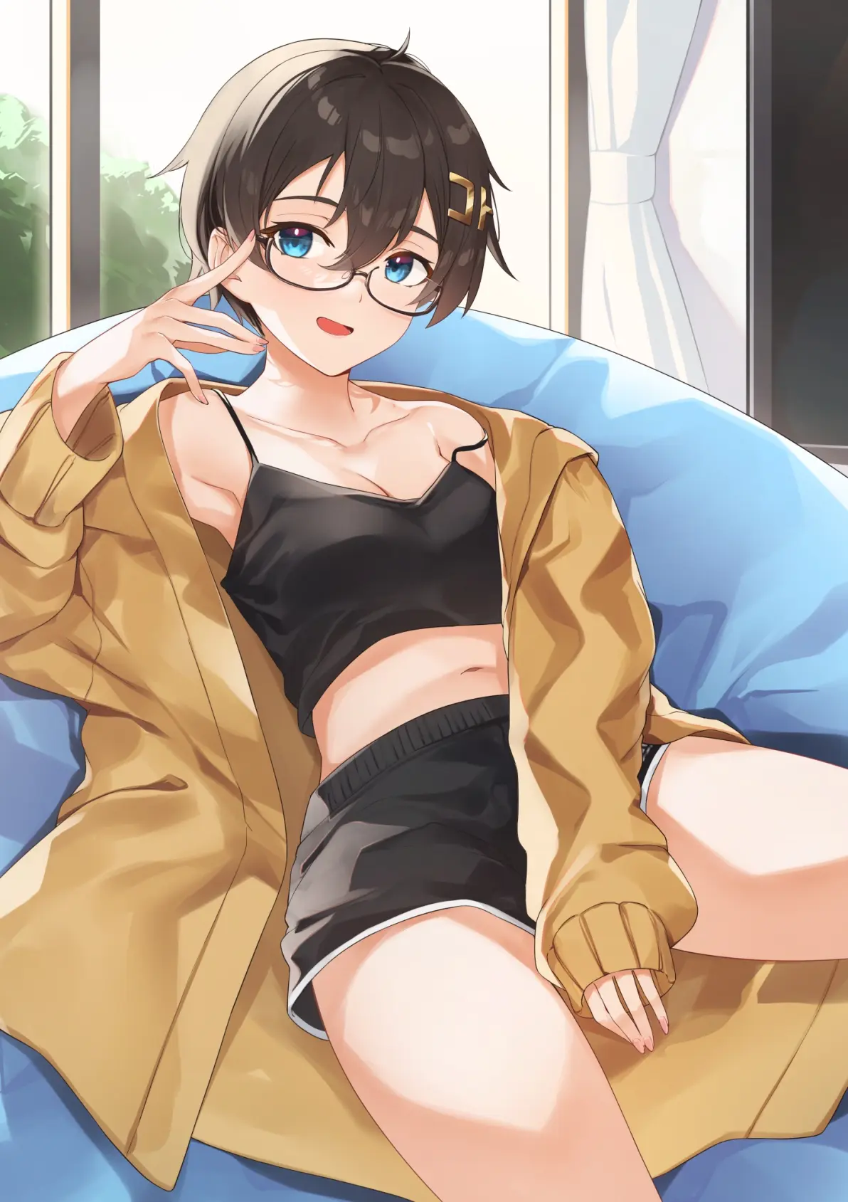 清凉又舒适♡ – 吊带衫插画特辑-远灯归影