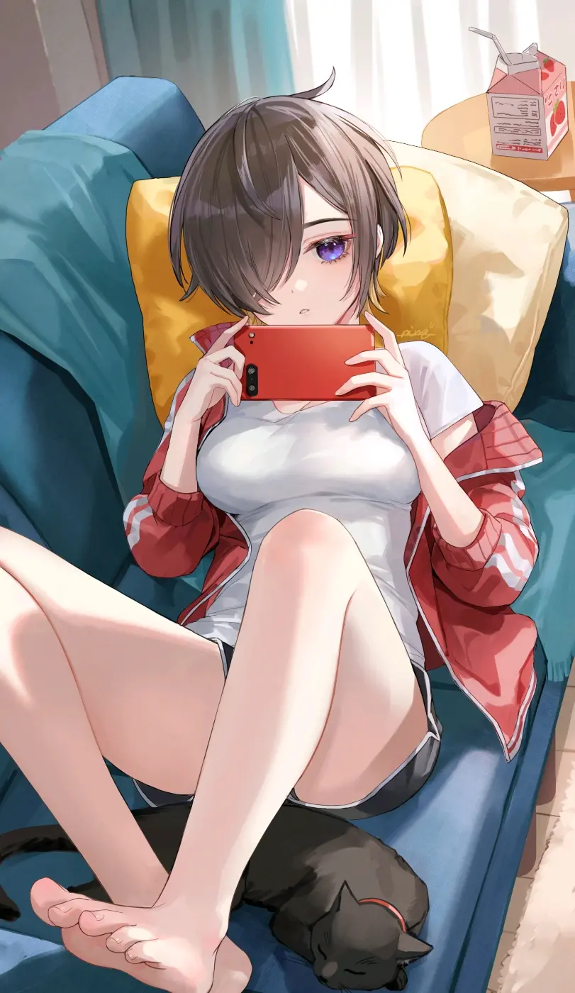 点缀室内空间♡ – 沙发插画特辑-远灯归影