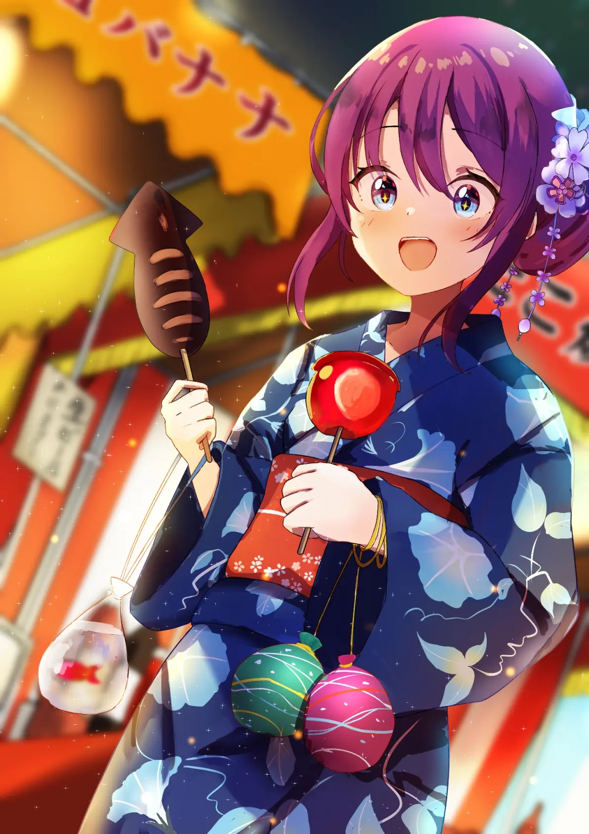 热闹非凡 – 夏日祭典插画特辑-远灯归影 热闹非凡 – 夏日祭典插画特辑-远灯归影