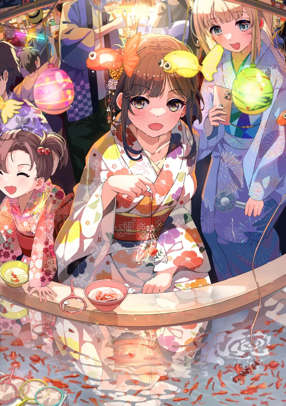 热闹非凡 – 夏日祭典插画特辑-远灯归影 热闹非凡 – 夏日祭典插画特辑-远灯归影