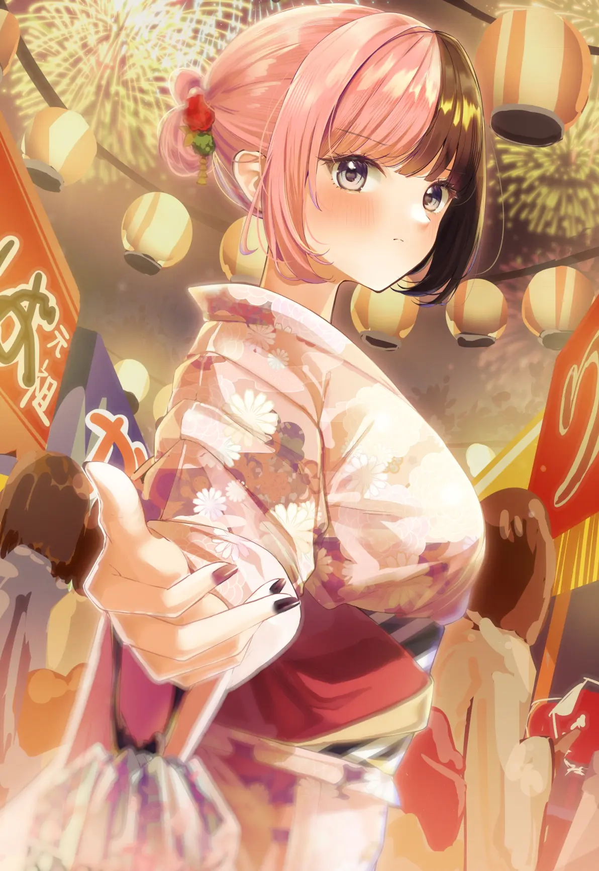热闹非凡 – 夏日祭典插画特辑-远灯归影 热闹非凡 – 夏日祭典插画特辑-远灯归影